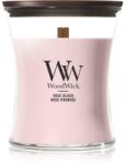WoodWick Rose Blush lumânare parfumată cu fitil din lemn 275 g