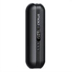 CYCPLUS Elektromos szivattyú, Cycplus, ABS, többfunkciós, 150 psi, LED, USB-C, 55x53x180 mm, fekete (A2)