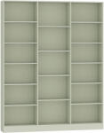 HOMCOM Bibliotecă 6 Niveluri, Raft de Depozitare cu 17 Compartimente și Polițe Reglabile, 149 x 23, 6 x 188 cm, Verde | Aosom Romania (836-730V00LN) Biblioteca