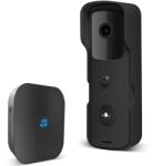 Delight 55386BK intelligens video csengő, Wi-Fi, MicroSD, 2.0MP, FHD, Night Vison, PIR érzékelő, IP20/55, fekete