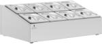 Royal Catering GN edénytartó - 2 x 4 GN 1/6 - 12, 8 l - Royal Catering (RCPN-07)