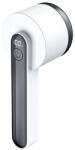 Flippy Szösz-, haj- és portisztító, Flippy, Trimmer különböző típusú szövetekhez, Rozsdamentes acél pengékkel, Ergonomikus fogantyúval, USB-töltéssel, Fehér (133185)
