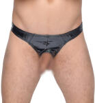 Black Level Men VINYL OPEN Brief Fekete-M