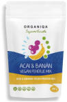 Organiqa Superfoods Vegán Fehérje Mix Acai-banán - 200g - vitalnatural