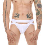 MenSexyWear Jockstrap Mario White-XL