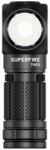 SUPERFIRE TH03 multifunkcionális LED zseblámpa, USB, 5W, 460 lm, 104m, 700 mAh akkumulátor, USB-C töltés, fejtámasz, mágneses rögzítés