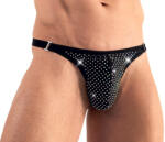 Svenjoyment G-húr fényes strasszokkal ARTEMIS Black-M