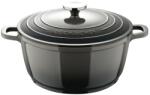 Bergner Oala Bergner Excalibur Grey 28 cm cu Capac, Aluminiu Topit, Culoare Gri (15712754)