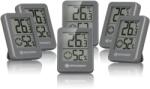 Bresser Termometru Hygrometru Bresser 6 Piese, Digital, Cu Indicator Smiley, Gri (90052936)