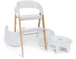 BabyGO Scaun inalt pentru copii babyGO Levels, alb, design scandinav, 6 luni - 110 kg (20005186) Scaun de masa bebelusi, inaltator