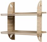  Hanah Home Dekoratív Fém Fali Polc Taupe Vlnt126Cp