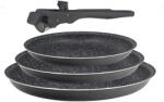 Bergner Set tigaie Bergner Black Edition, 2 tigai din aluminiu presat, 24 si 28 cm (94332683)
