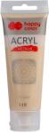 Happy Color Culoare acrilica 75 ml, auriu deschis metalic, Happy Color HA73700075-115