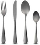 Bergner Set tacamuri BERGNER MUNICH 24 piese din otel inoxidabil, negru lucios (96534213) Tacam