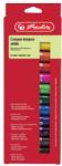 Herlitz Set 12 creioane tempera solida 10g, Herlitz HZ400198400