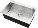 Ruvetti Masivo chiuveta cu dozator 76x50 cm oţel 5002M_BS80_W (5002MBS80W) Chiuveta