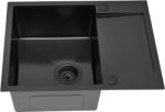 Ruvetti Look chiuveta din otel 60x48 cm negru 5003L_PVD_BL120_W (5003LPVDBL120W) Chiuveta