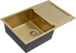 Ruvetti Masivo chiuveta din otel 78x50 cm auriu 5002M_PVD_CH160_W (5002MPVDCH160W) Chiuveta