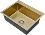 Ruvetti Look chiuveta cu dozator 58x45 cm auriu 5003L_PVD_CH60_W (5003LPVDCH60W) Chiuveta