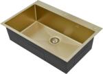 Ruvetti Masivo chiuveta cu dozator 76x50 cm auriu 5002M_PVD_CH80_W (5002MPVDCH80W) Chiuveta