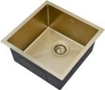 Ruvetti Stelio chiuveta din otel 44x44 cm auriu 5001S_PVD_CH50_P (5001SPVDCH50P) Chiuveta
