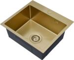 Ruvetti Look chiuveta din otel 50x45 cm auriu 5003L_PVD_CH50_W (5003LPVDCH50W) Chiuveta