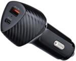 Forcell Încărcător auto Forcell - F-Energy Carbon, CC50-1A1C, 38W, negru (5903396133770)