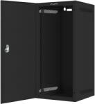 Lanberg fekete 10" 12U 280x310 rack szekrény (WF10-2312-00B) (WF10-2312-00B)
