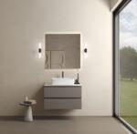 MARMY CODE TOP 80x50 cm pultos fügesztett alsószekrény, 2 fiók, laminált Dark Taupe 20 51 22 08 00 74 (20 51 22 08 00 74)