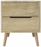Hanah Home Nightstand Sapphire Oak Flora - Sapphire Oak