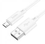 hoco. Cablu Date si Incarcare USB-A - microUSB HOCO X88, 18W, 2m, Alb - evomag