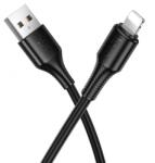 hoco. Cablu Date si Incarcare USB-A - Lightning HOCO X120, 18W, 1m, Negru - evomag