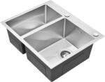 Ruvetti Masivo mosogató adagolóval 61x51 cm acél 5002M_BS65_W (5002MBS65W)
