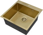 Ruvetti Masivo acél mosogató 50x50 cm arany 5002M_PVD_CH50_W (5002MPVDCH50W)