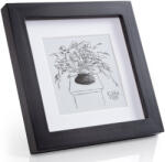 Casa Chic Cannon négyzet alakú keret 6x6 hüvelyk (CL-6X6-BLK) (CL-6X6-BLK)