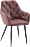  Design fotel, sötét rózsaszín Velvet szövet, VERIO NEW