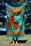  L' essential Maison Beach Towel Multicolor Surfing Time Hawaii 90