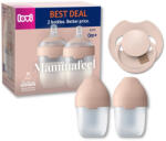 LOVI Mammafeel dupla cumisüveg szett 150 ml + PRIME cumi 0-6 hó (bőrszínű)