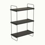  Hanah Home Fali polc Antracit Pulalis - Antracit