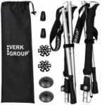 Nordic walking bot, túrabot, 2 db, ezüst - állítható trekking bot (v14703_S)