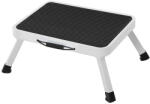 SONGMICS Fellépő zsámoly, összecsukható, acél, csúszásmentes, 150 kg-ig, fehér (GSL01WT)