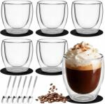  Latte Macchiato Kávés pohár szett Thermo 6x250 ml Szett
