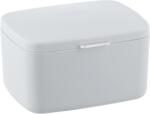 Wenko Barcelona fürdőszobai tárolódoboz fedéllel antracit 19, 5x11x16cm - White