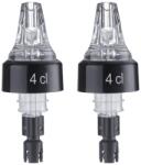 Westmark Auto-Pour adagoló kiöntő 2 db, 4 cl adagolás, átlátszó műanyag, 994022EG (994022EG)