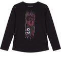 GUESS Hosszú ujjú pólók REGULAR LS T-SHIRT Fekete 8 ans