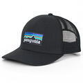 Patagonia Baseball sapkák P-6 LOGO TRUCKER HAT Fekete Egy méret