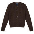 Ralph Lauren Mellények / Kardigánok SWEATER-CARDIGAN Barna 7 Jahre