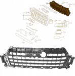 Mertt Erősített Grillrács Tartó Rögzítő Audi Q7 4M0 2015-22019