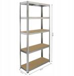 Fieldmann fém tárolóállvány 180 x 90 x 40 cm, max. teherbírás 175 kg/db (FDR 1800)