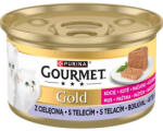 Gourmet Gold Kitten 85g Pástétom Borjú (522) - tenyesztoitap